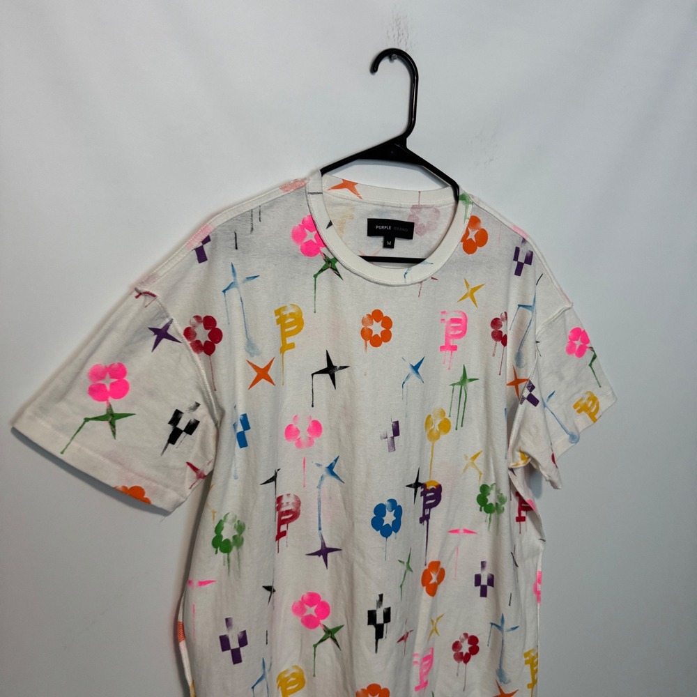 Puma Multicolor Logo Graphic Short Sleeve Tee - Picture 2 of 8
